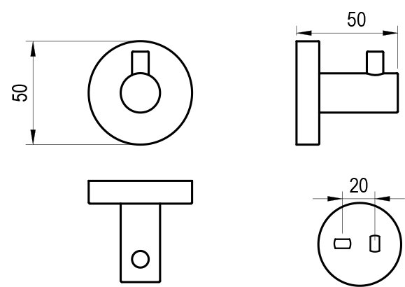 Одинарний гачок Kona