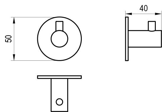 Гачок cамоклеючий Kona