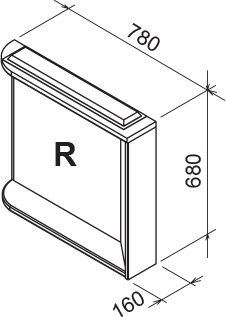 Дзеркало M 780 Rosa