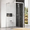Ravak Matrix MSRV4-100/100 Square Shower Enclosure Transparent Satin ( 1WVAAU00Z1) | prof.lv Viss Online