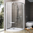 Dušo kabina Ravak Pivot PSKK3 80x80 cm, baltas profilis, skaidrus stiklas,  37644101Z1 | Muresta.lt