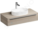Ravak SUD - Wastafelkast 1100x530x260 mm, satijnhout X000001101 |  Sanitino.nl