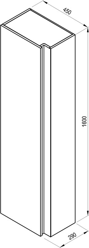 Бічний пенал SB 10°