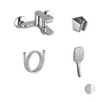 Настенный смеситель для ванны Classic CL 022 с душевым набором