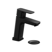 Черный смеситель для умывальника 10° Free black с открыванием стока Click-Clack, 170 мм