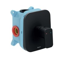 Черный смеситель скрытого монтажа 10° Free black для R-box