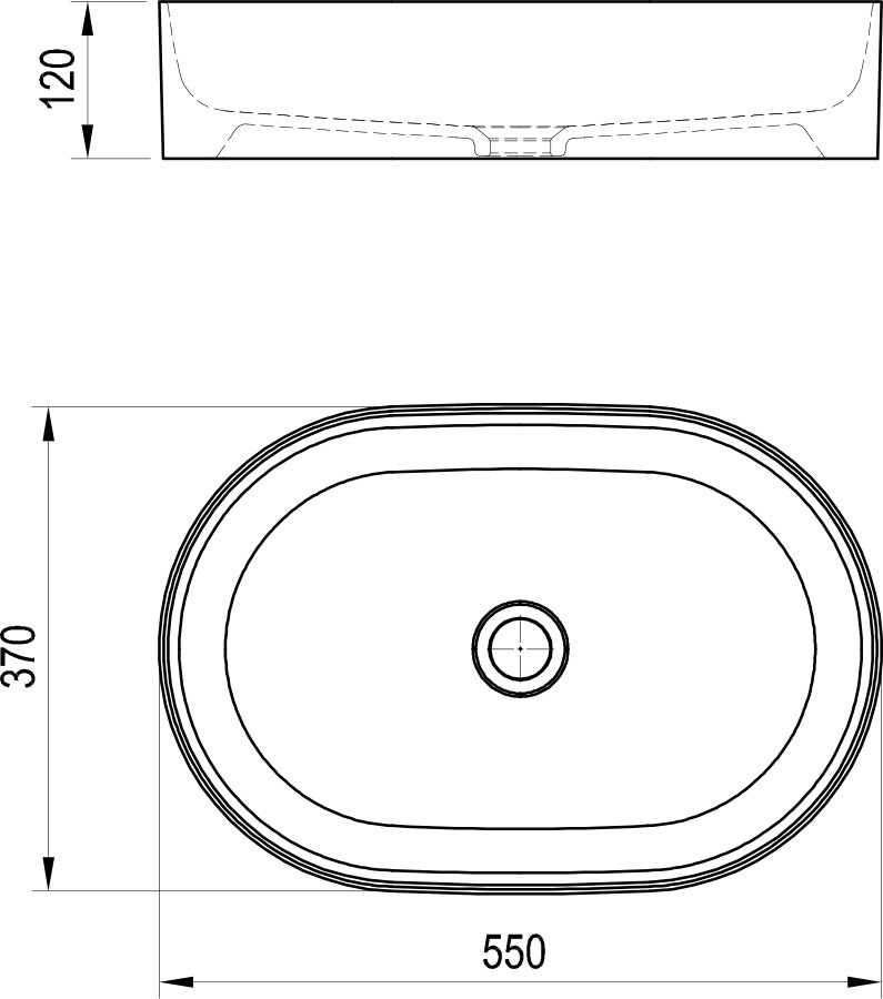 Keraminis praustuvas Ceramic Slim O