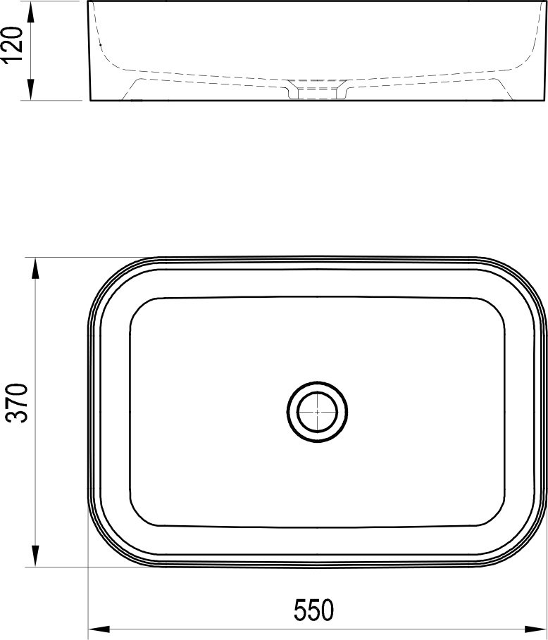 Keraminis praustuvas Ceramic Slim R