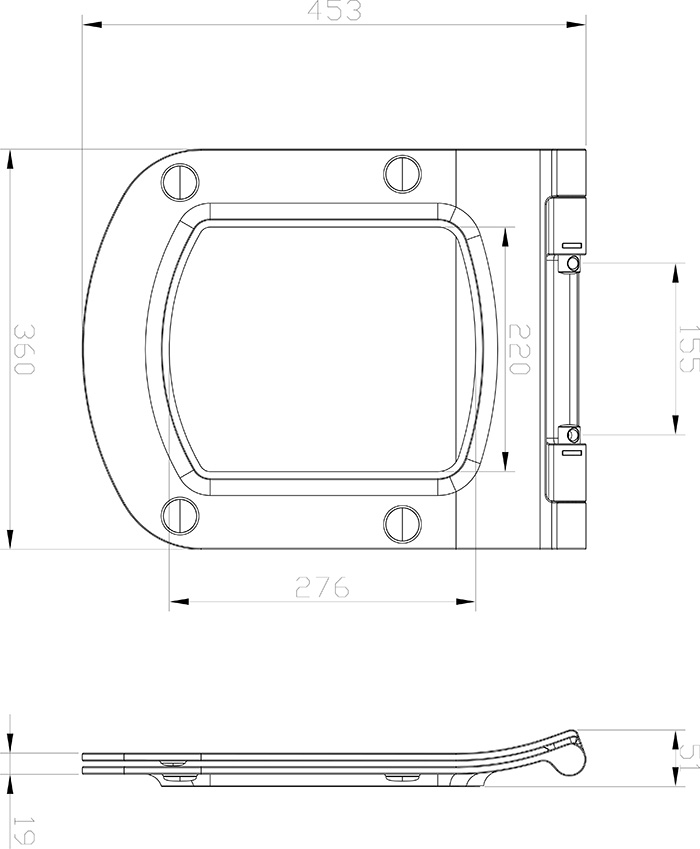 WC сидіння Classic Slim