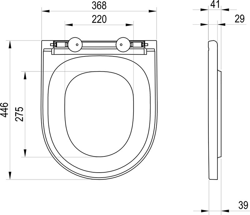 WC сидіння Ypsilon W