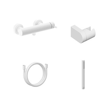 Душевой настенный смеситель Espirit ES 032 с душевым набором