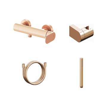 Душевой настенный смеситель Eleganta EL 032 с душевым наборо